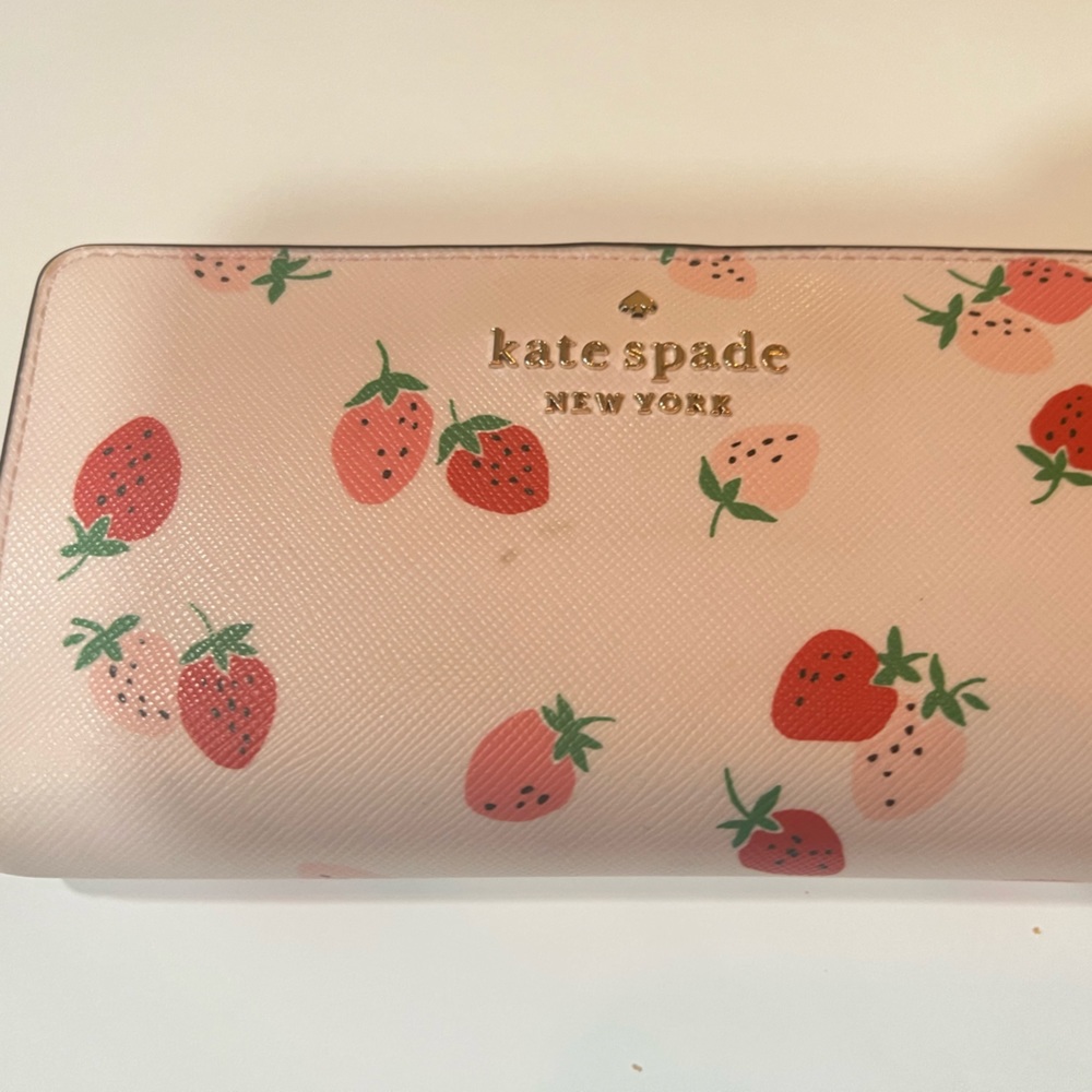 Kate Spade Strawberry Slim Bifold
